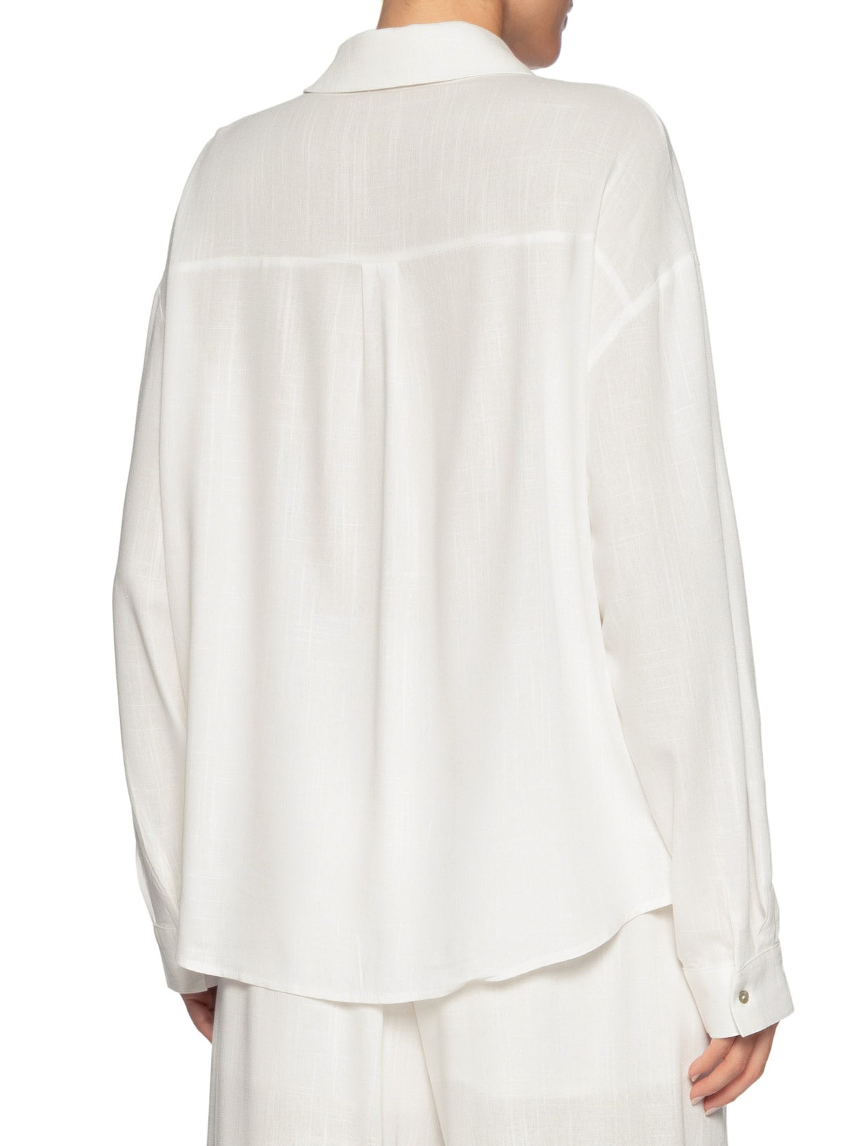 Camisa Feminina Básica – Branco Basiq