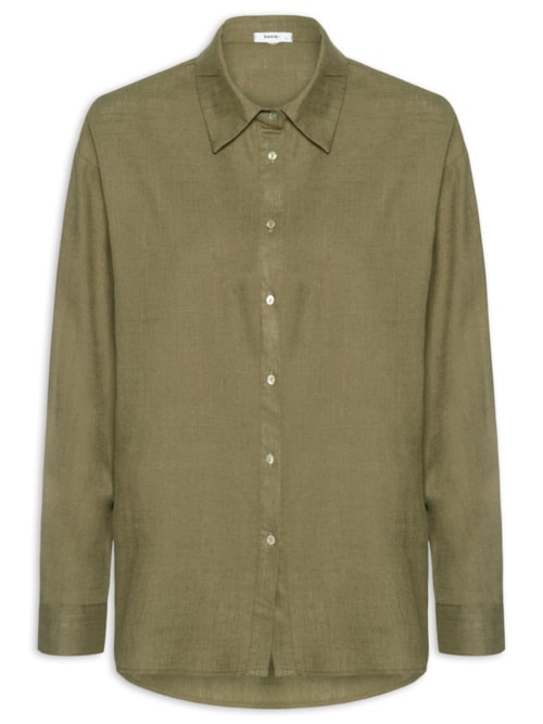 Camisa Feminina Básica – Verde