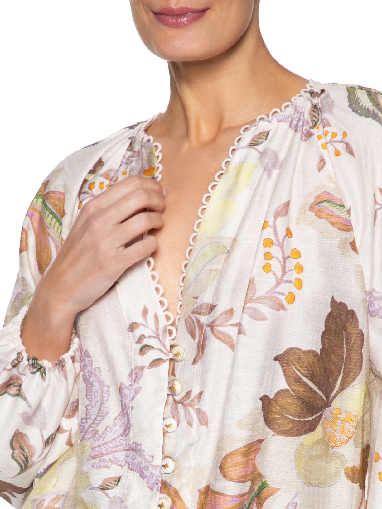 Camisa Feminina Beatrice Bege Le Lis