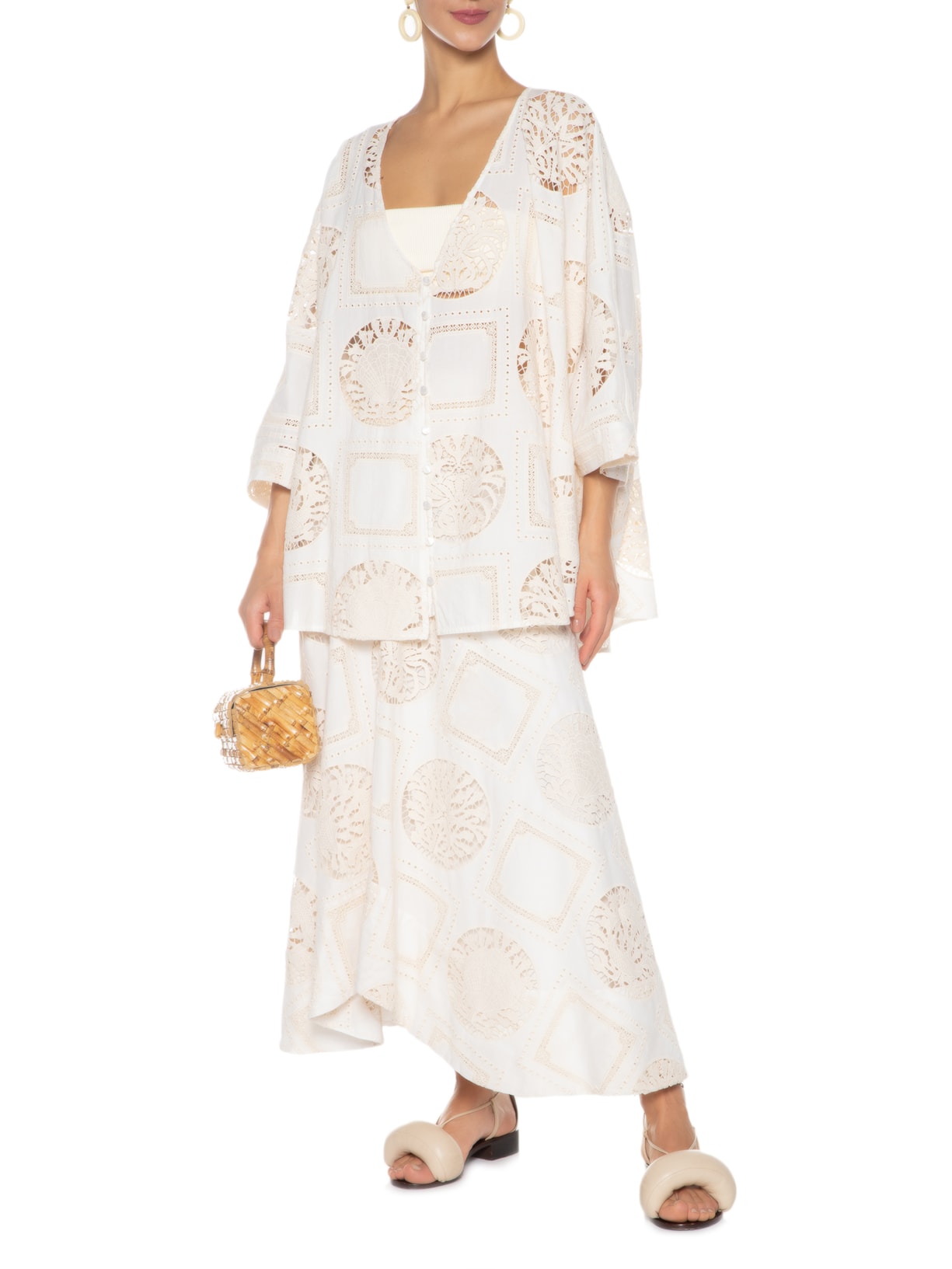 Camisa Feminina Bebela Off White Le Soleil D'été