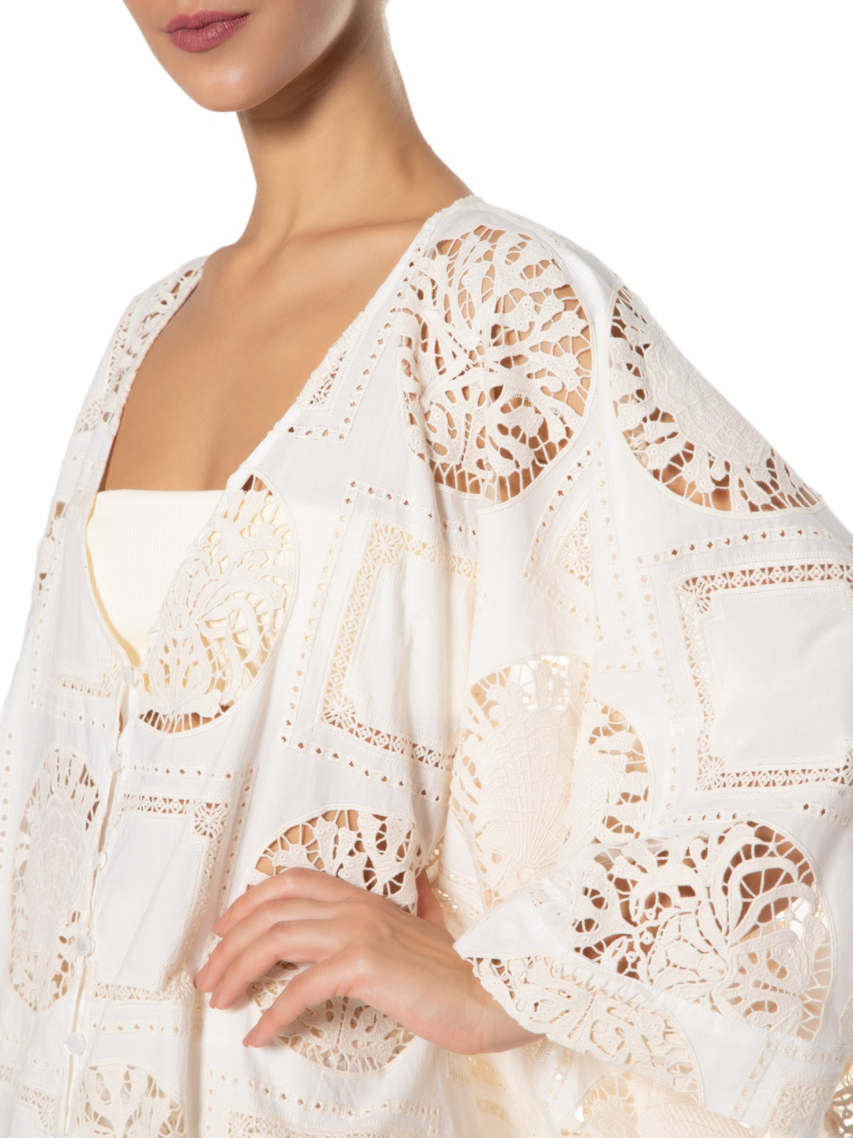 Camisa Feminina Bebela Off White Le Soleil D'été