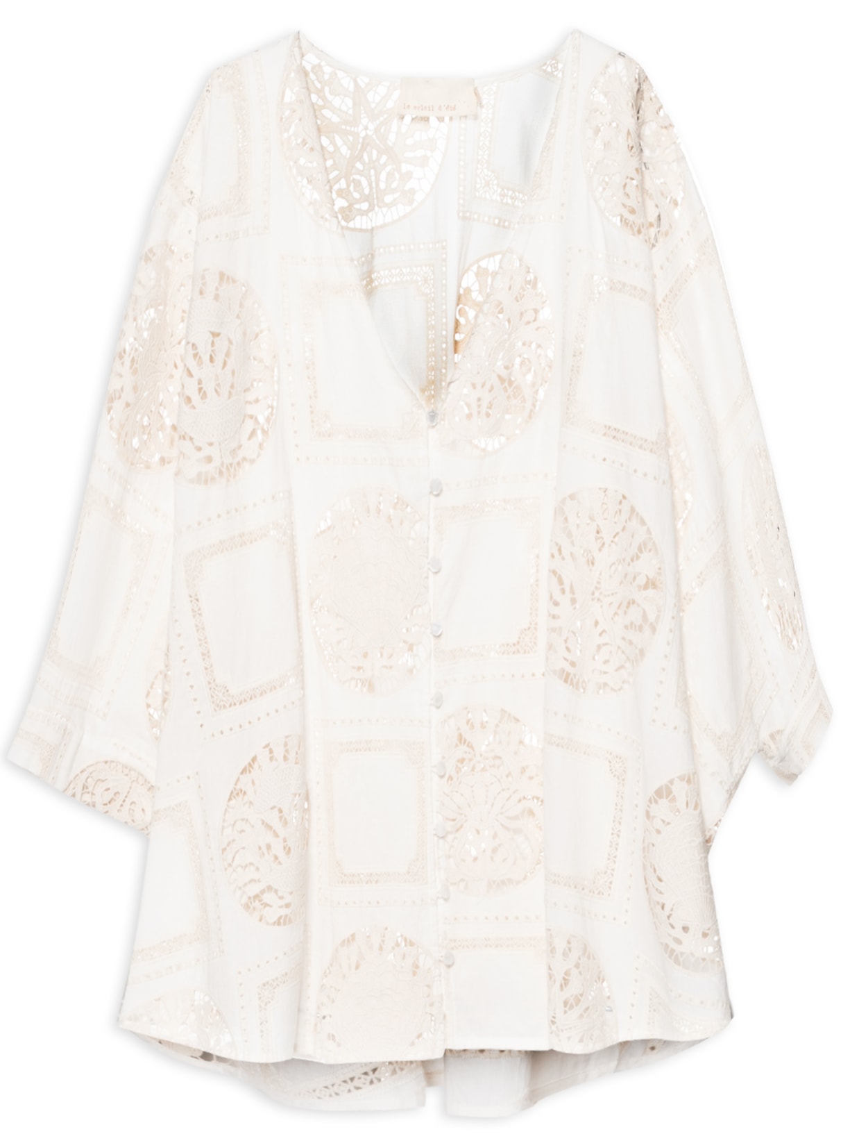 Camisa Feminina Bebela Off White Le Soleil D'été