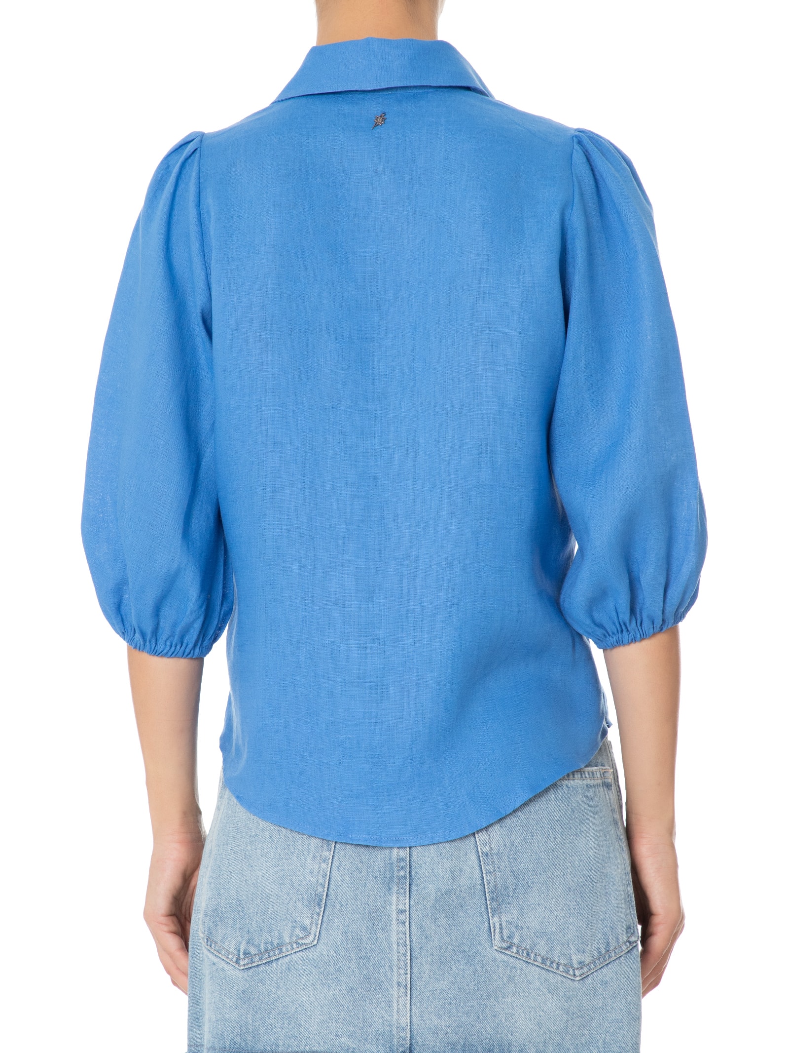 Camisa Feminina Beck I - Le Lis - Azul