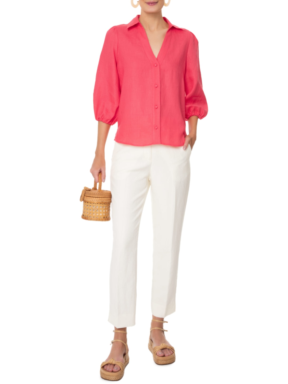 Camisa Feminina Beck I Rosa Le Lis