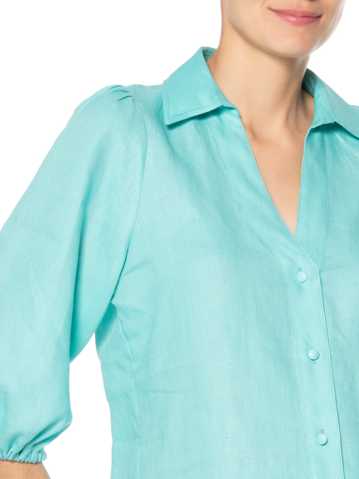 Camisa Feminina Beck III Azul Le Lis