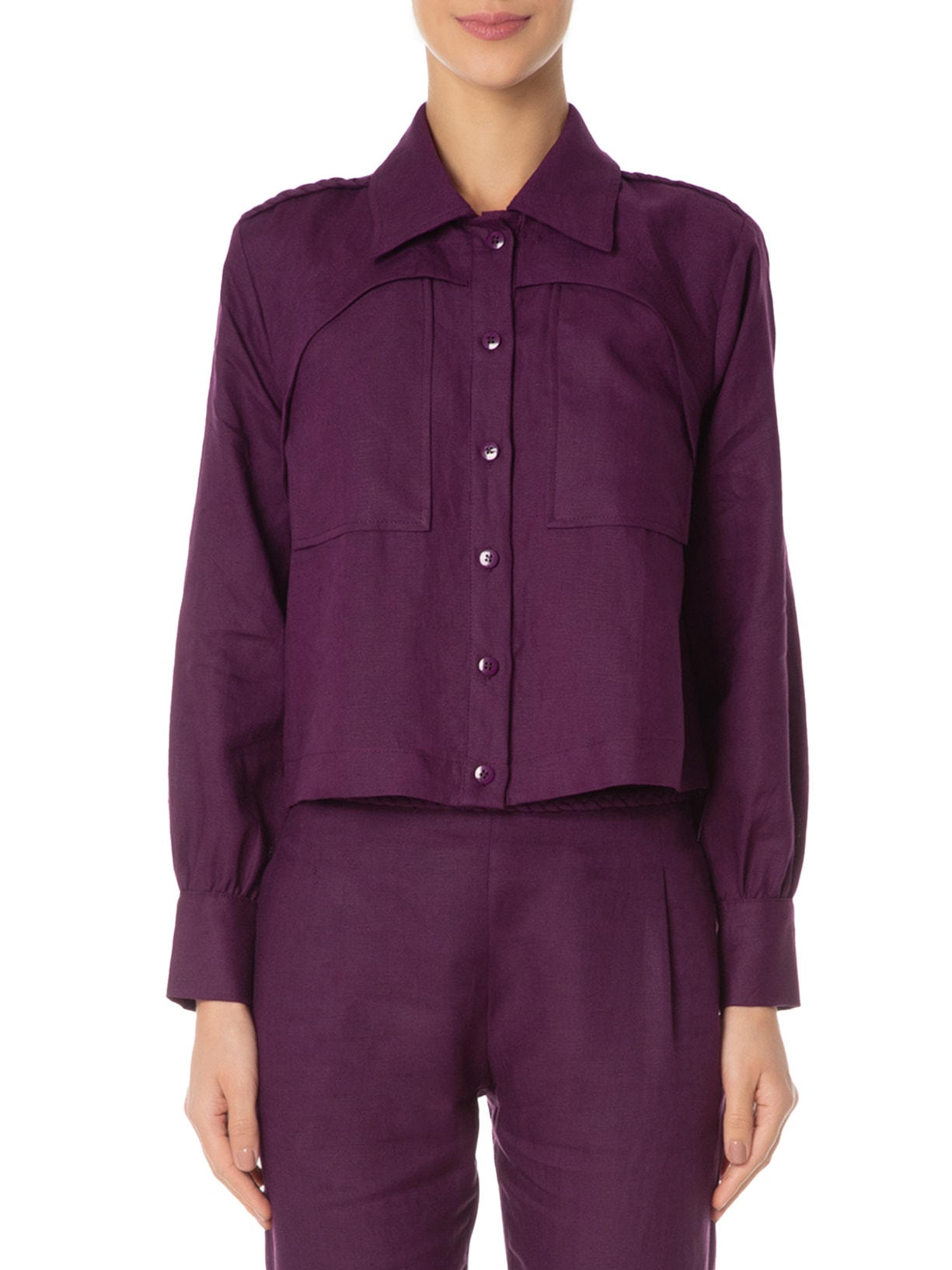 Camisa Feminina Bia Roxo Le Lis