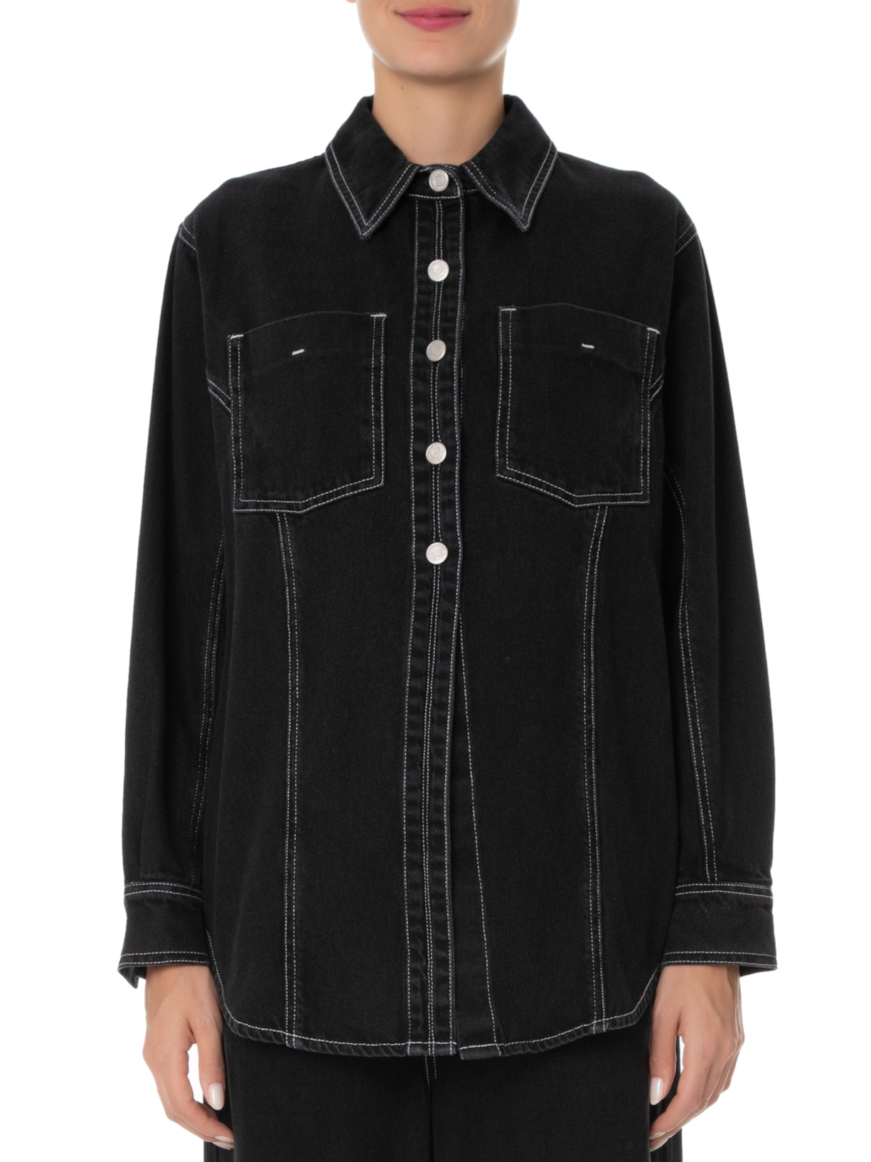 Camisa Feminina Black Denim Valley Preto Nk