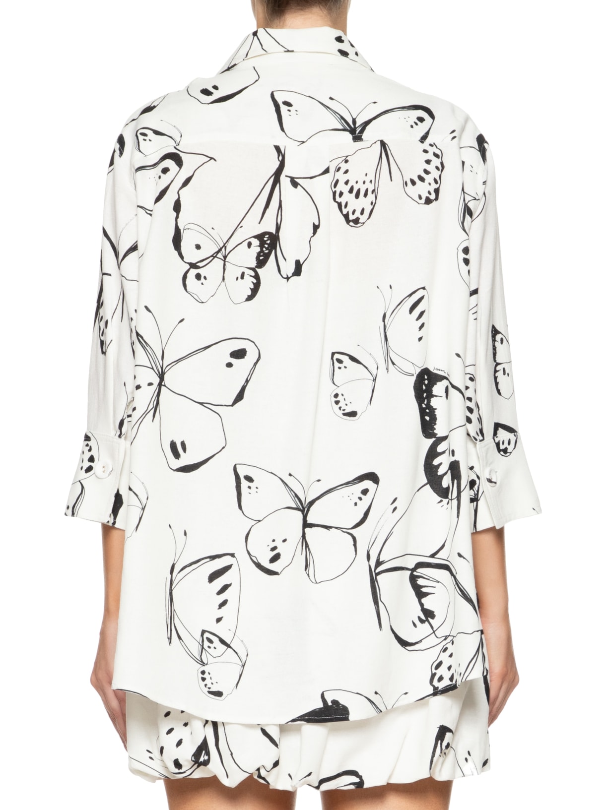 Camisa Feminina Borbo Asa Off White Farm