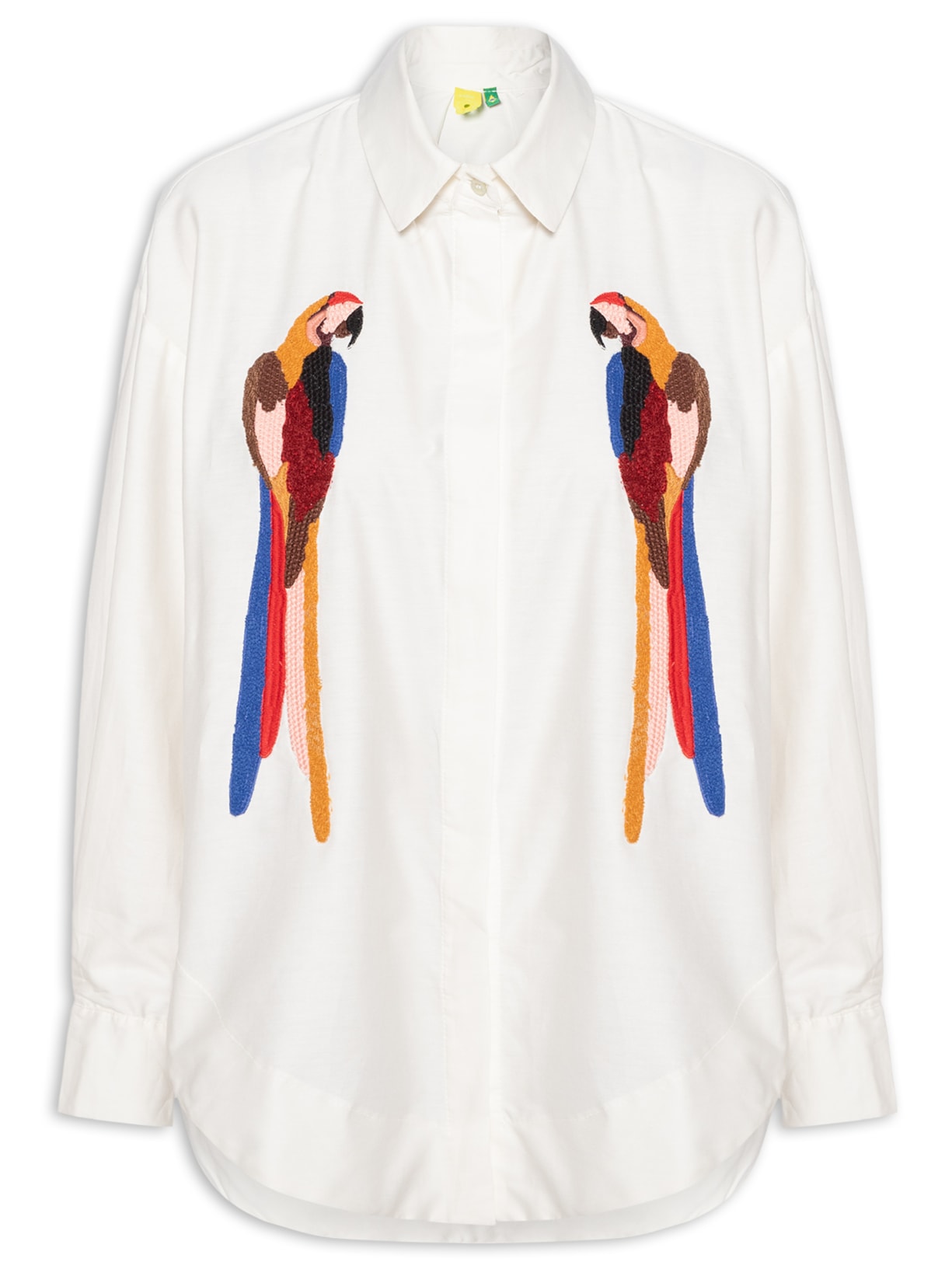 Camisa Feminina Bordada Araraquara - Branco