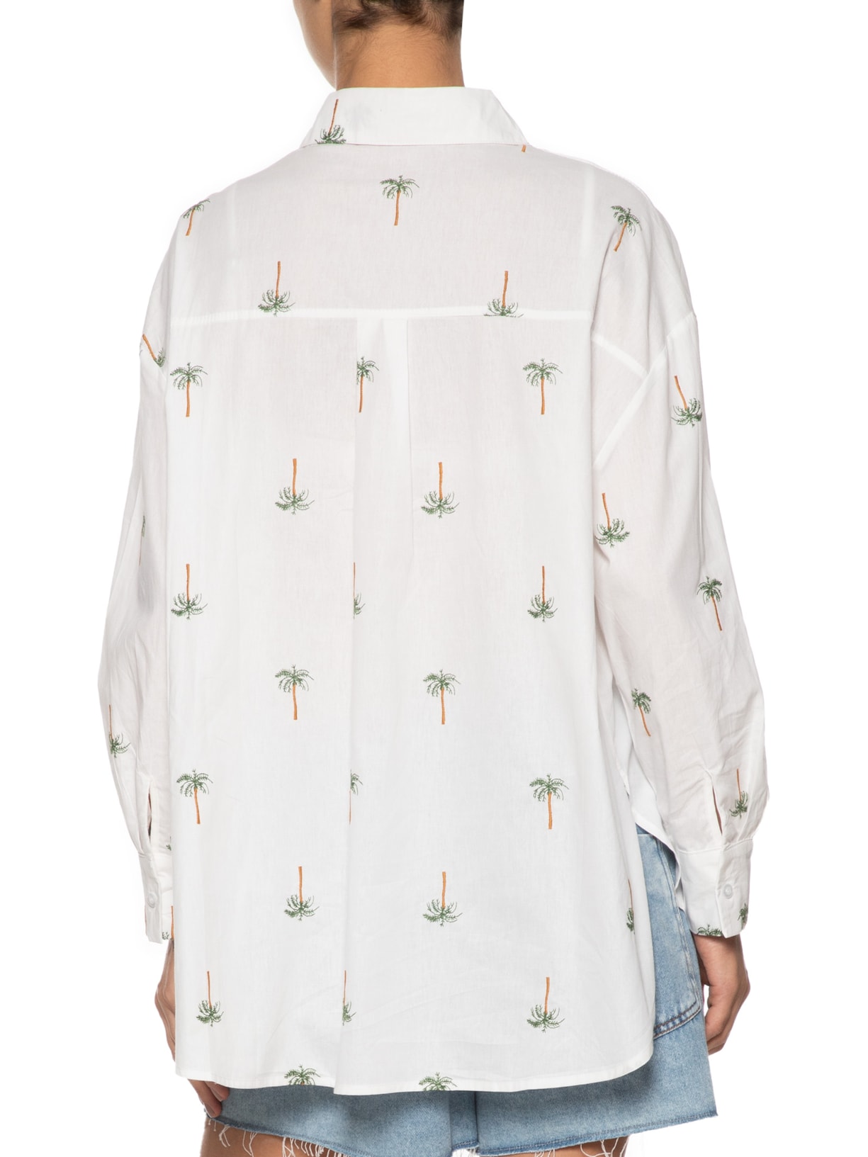 Camisa Feminina Bordada Off White Mktbeach