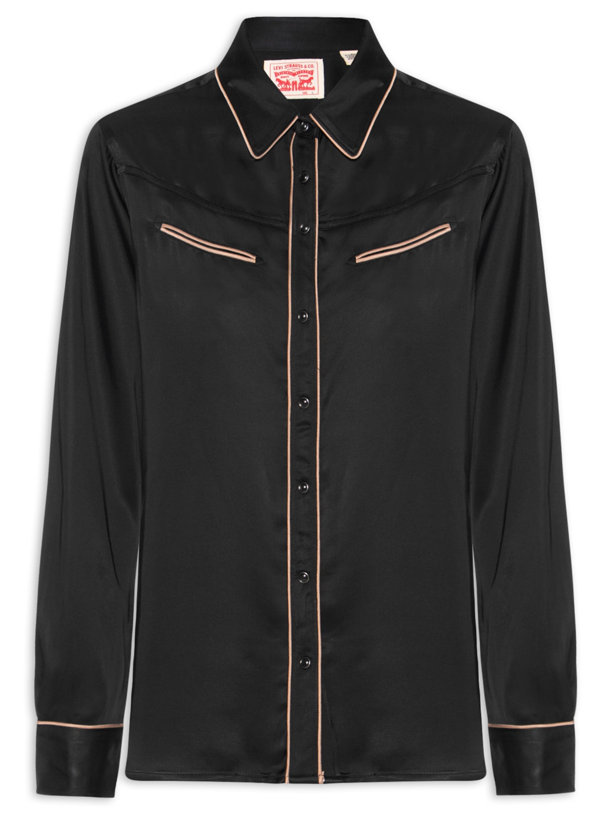 Camisa Feminina Bradie Archival Shirt Preto Levi's