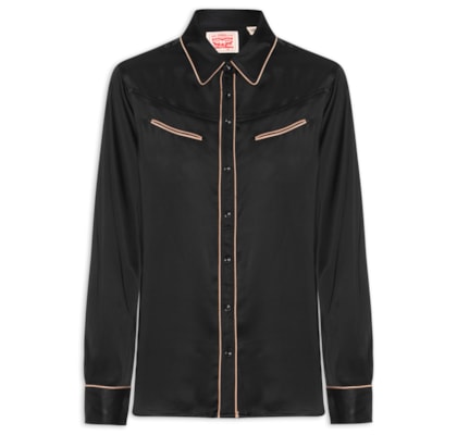 Camisa Feminina Bradie Archival Shirt - Preto