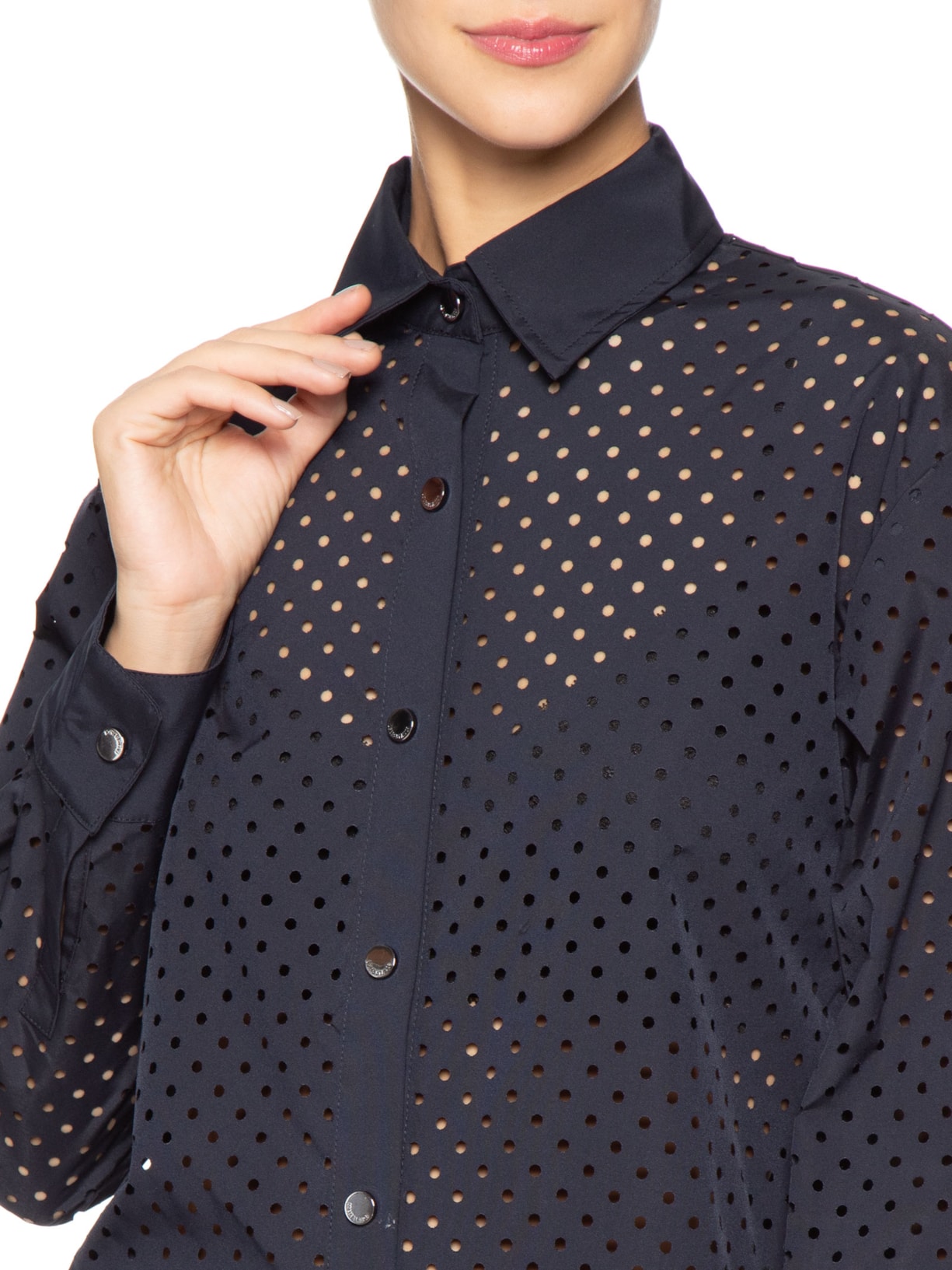 Camisa Feminina Brigitte Azul Le Lis