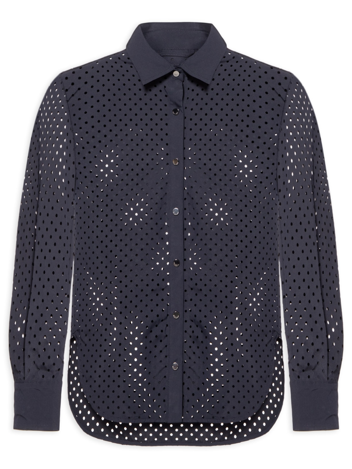 Camisa Feminina Brigitte Azul Le Lis