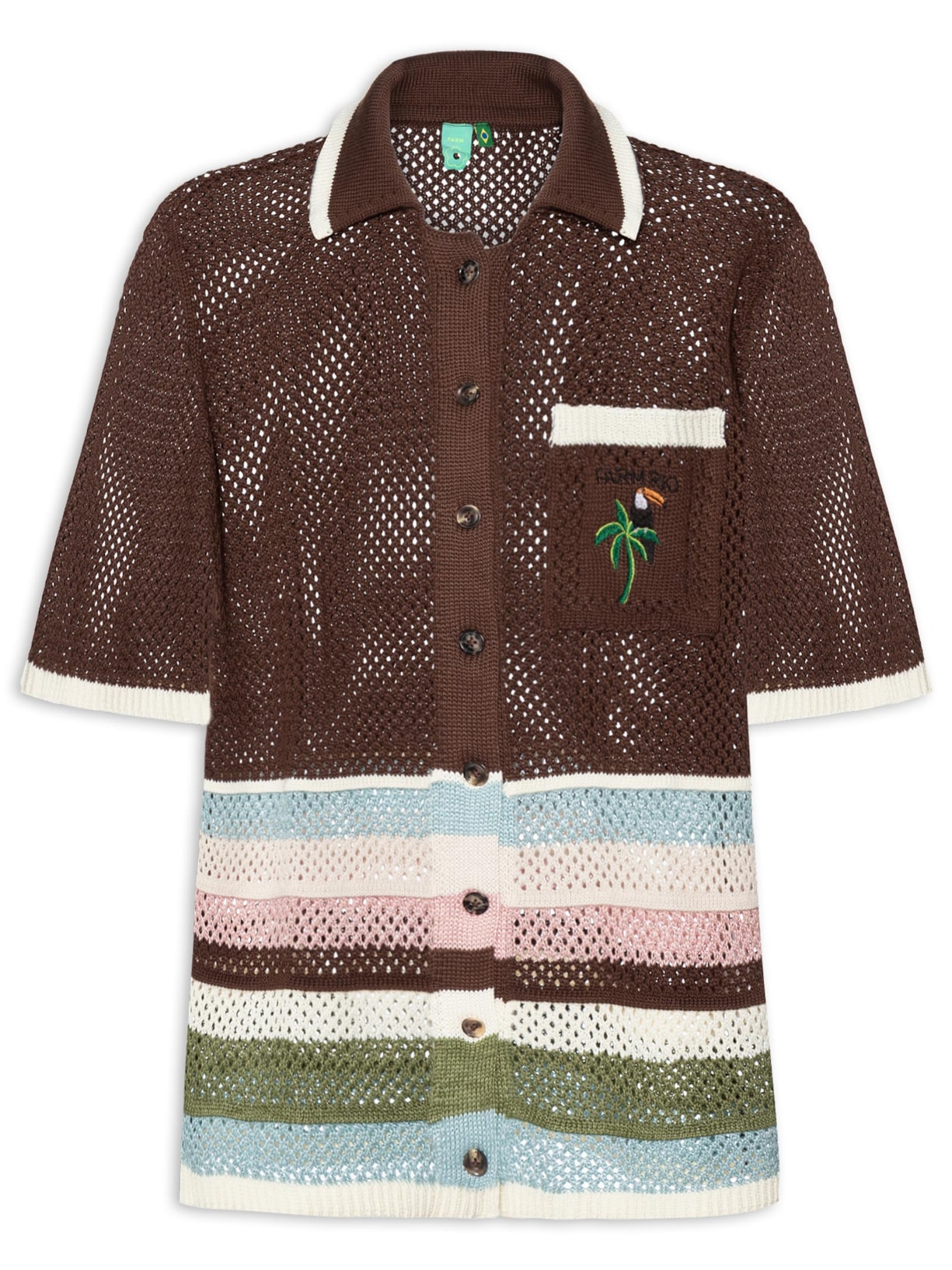 Camisa Feminina Cacau Marrom Farm