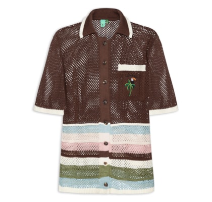 Camisa Feminina Cacau - Marrom
