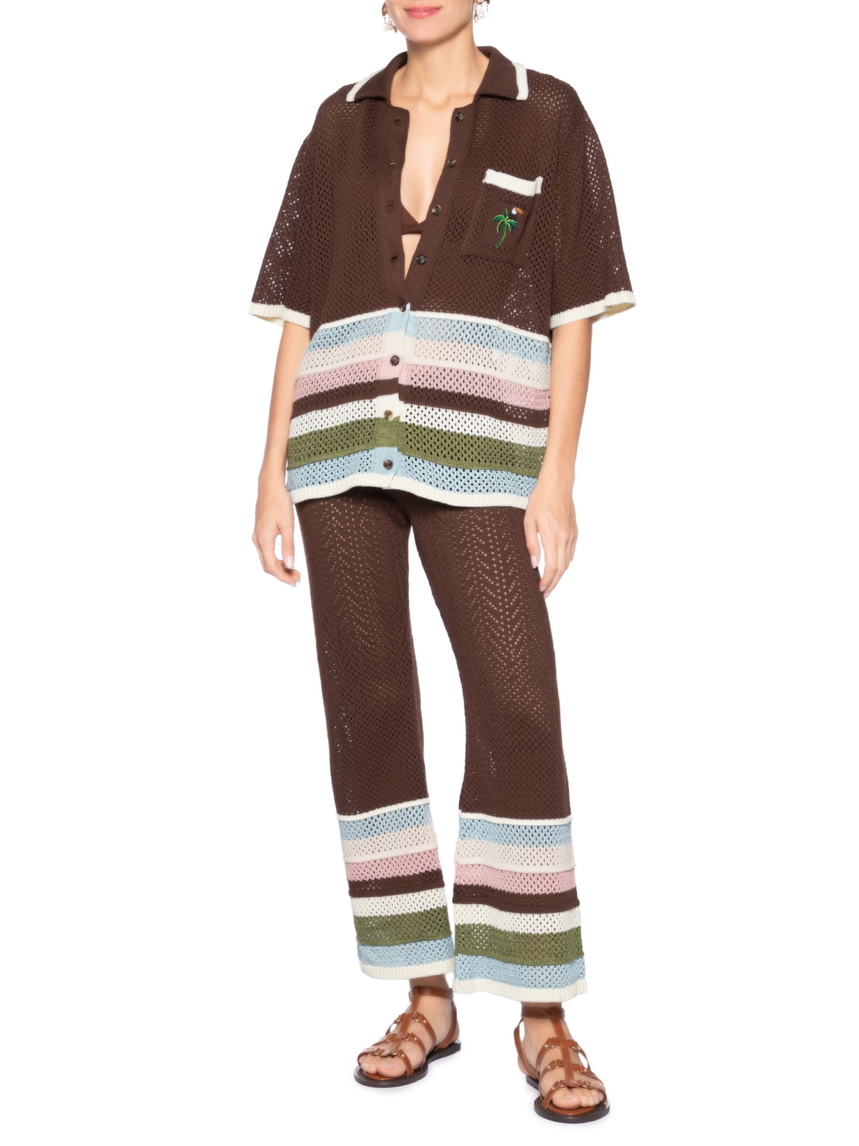 Camisa Feminina Cacau Marrom Farm