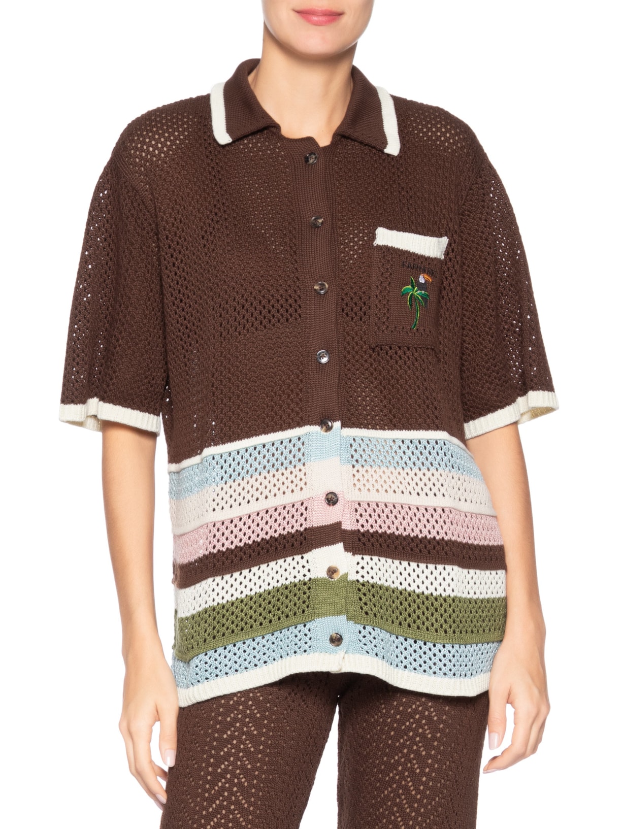 Camisa Feminina Cacau Marrom Farm