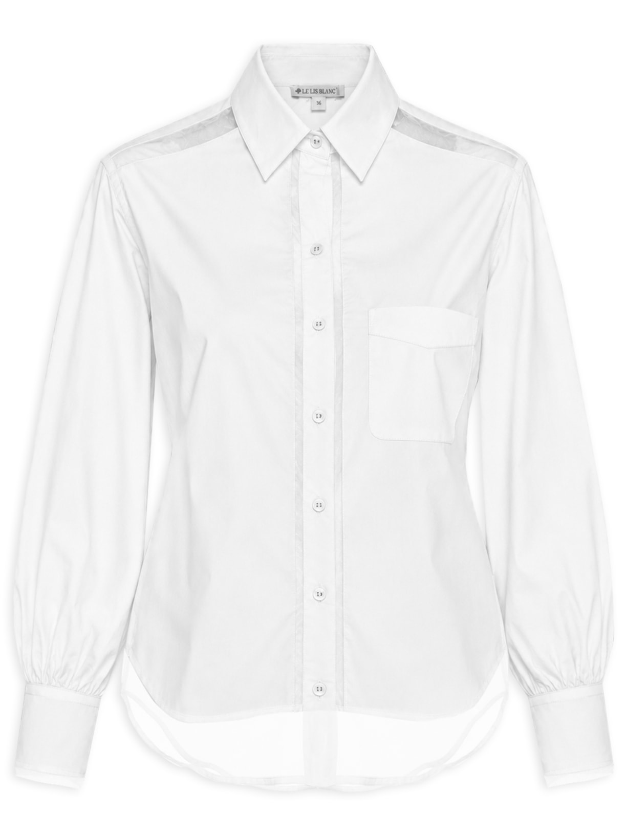 Camisa Feminina Camila Branco Le Lis