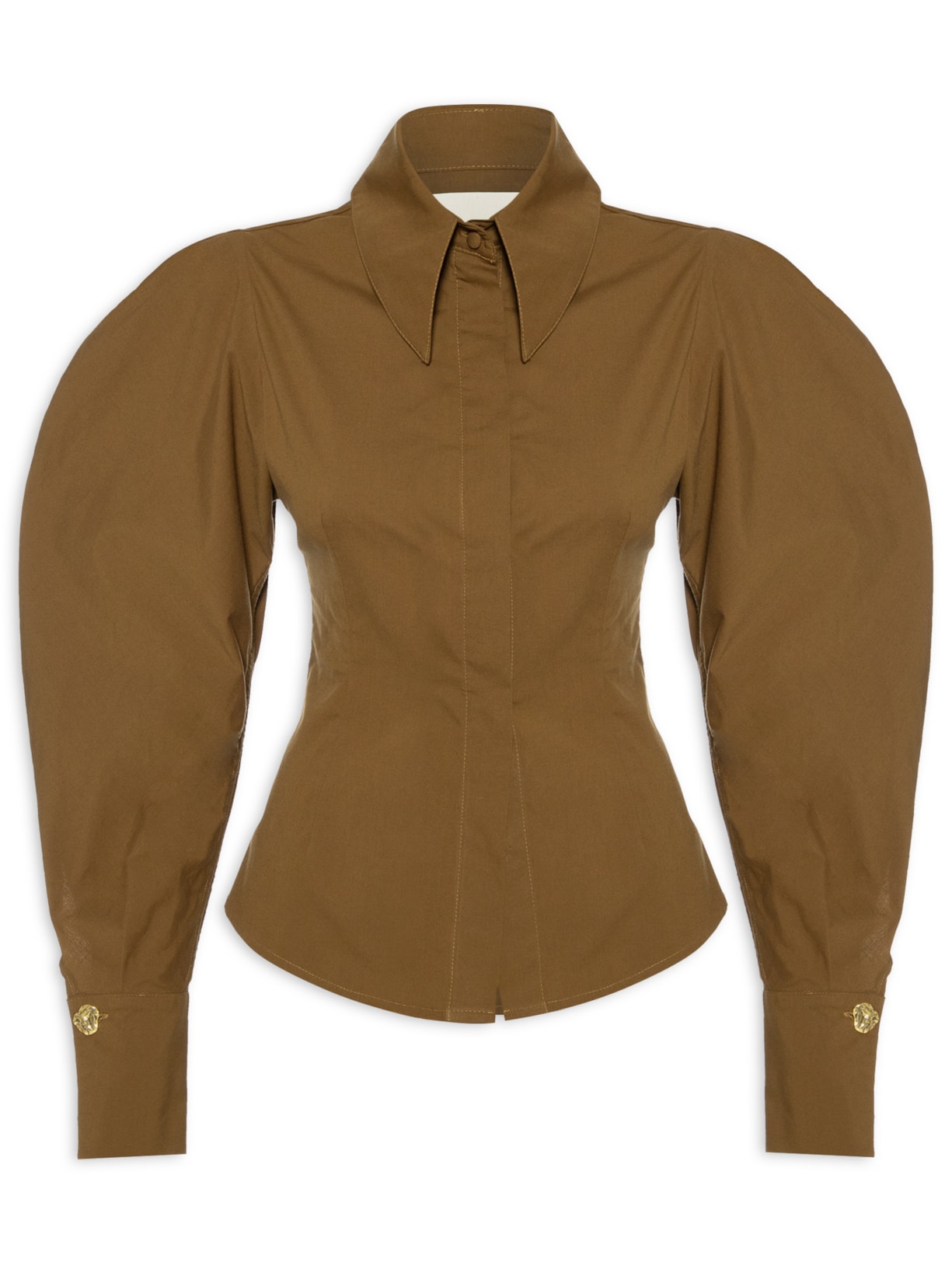 Camisa Feminina Capela - Marrom