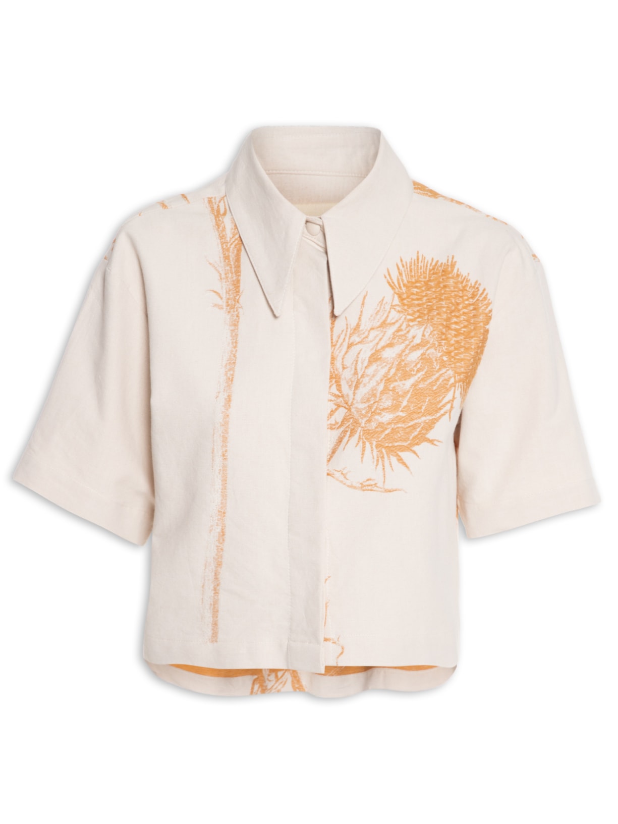 Camisa Feminina Cardo - Bege