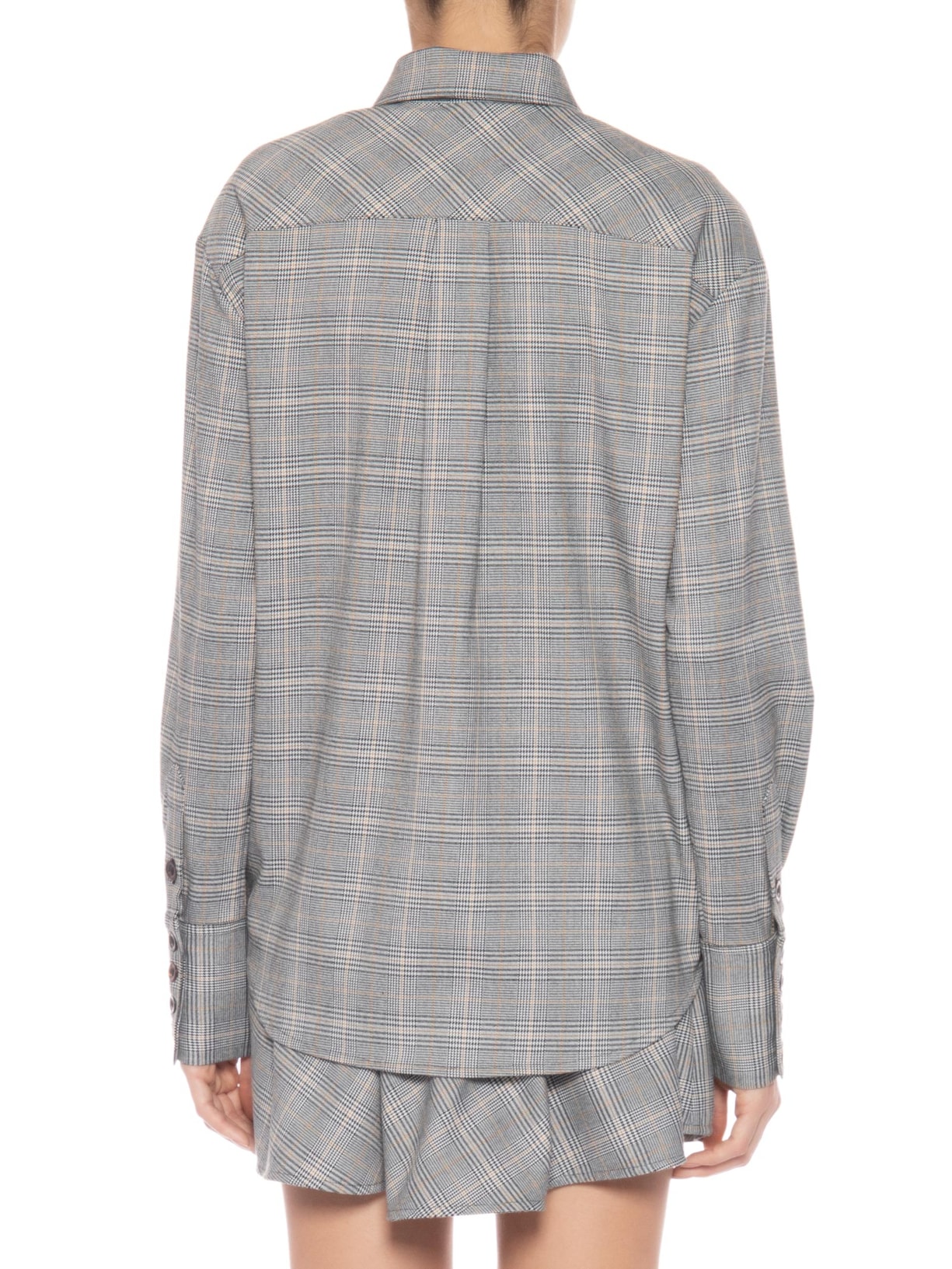 Camisa Feminina Chess Poule Cinza Niini