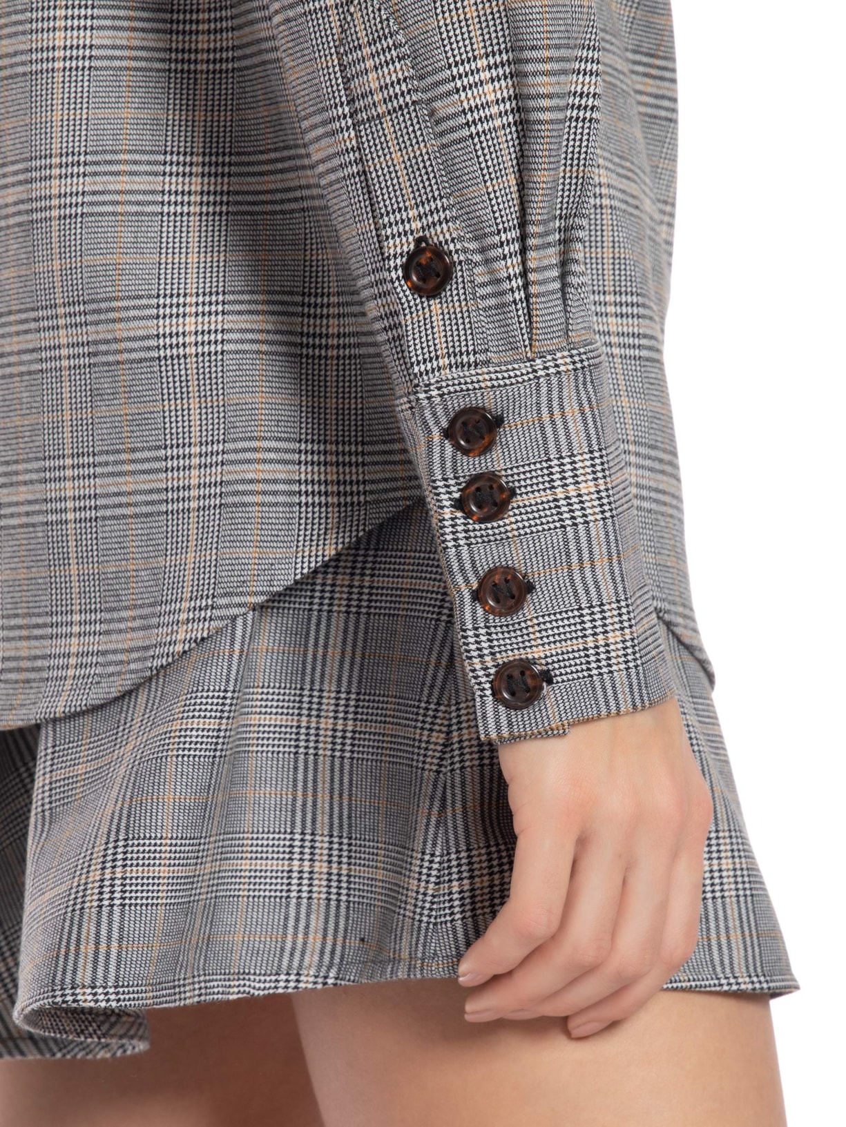 Camisa Feminina Chess Poule Cinza Niini