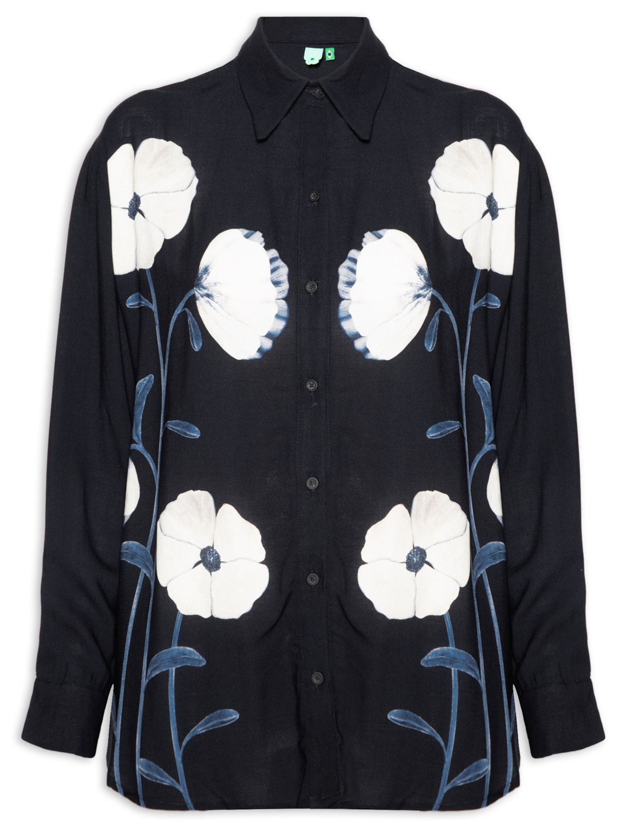 Camisa Feminina Ciana Preto Farm