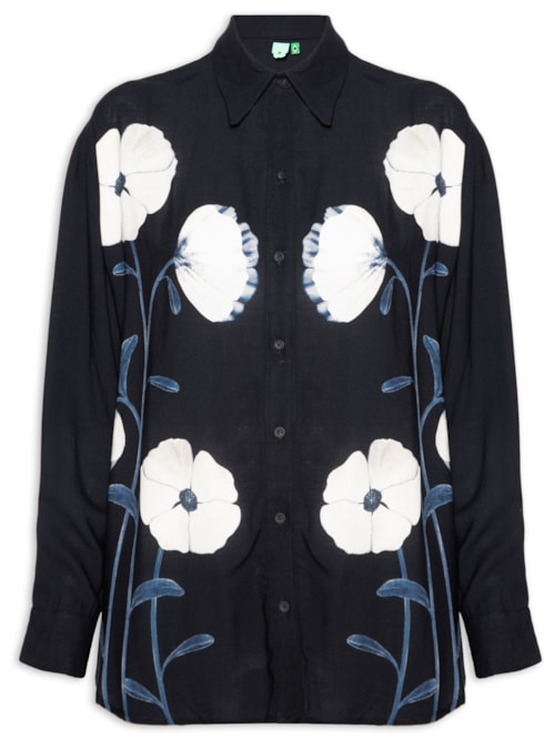 Camisa Feminina Ciana - Preto