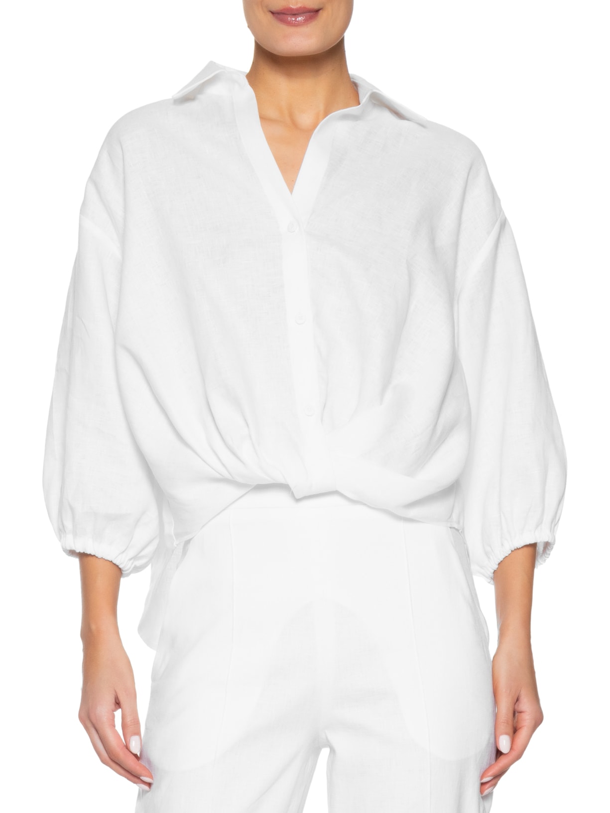 Camisa Feminina Cintia Branco Le Lis