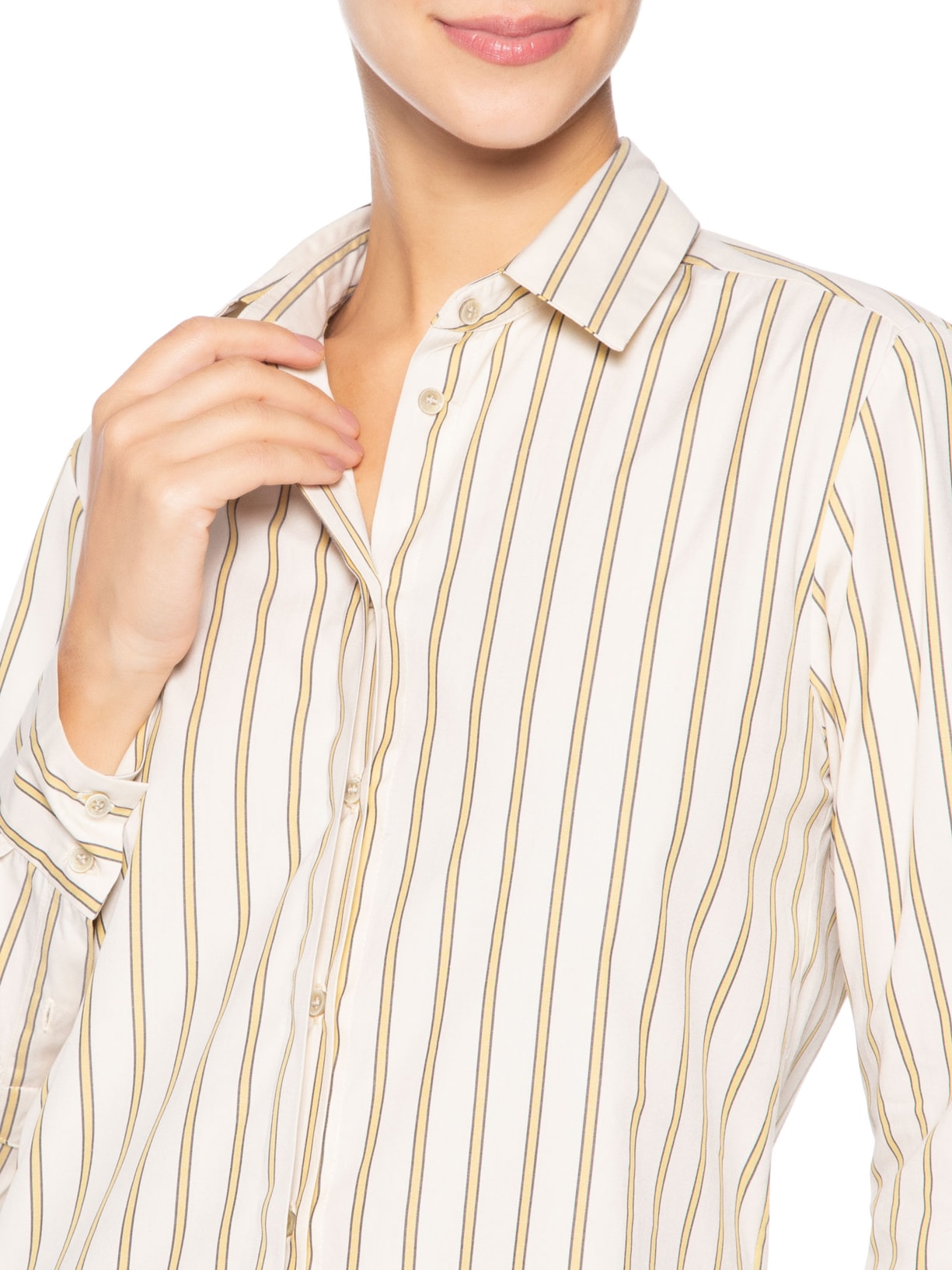 Camisa Feminina Clássica Verde Andrea Marques