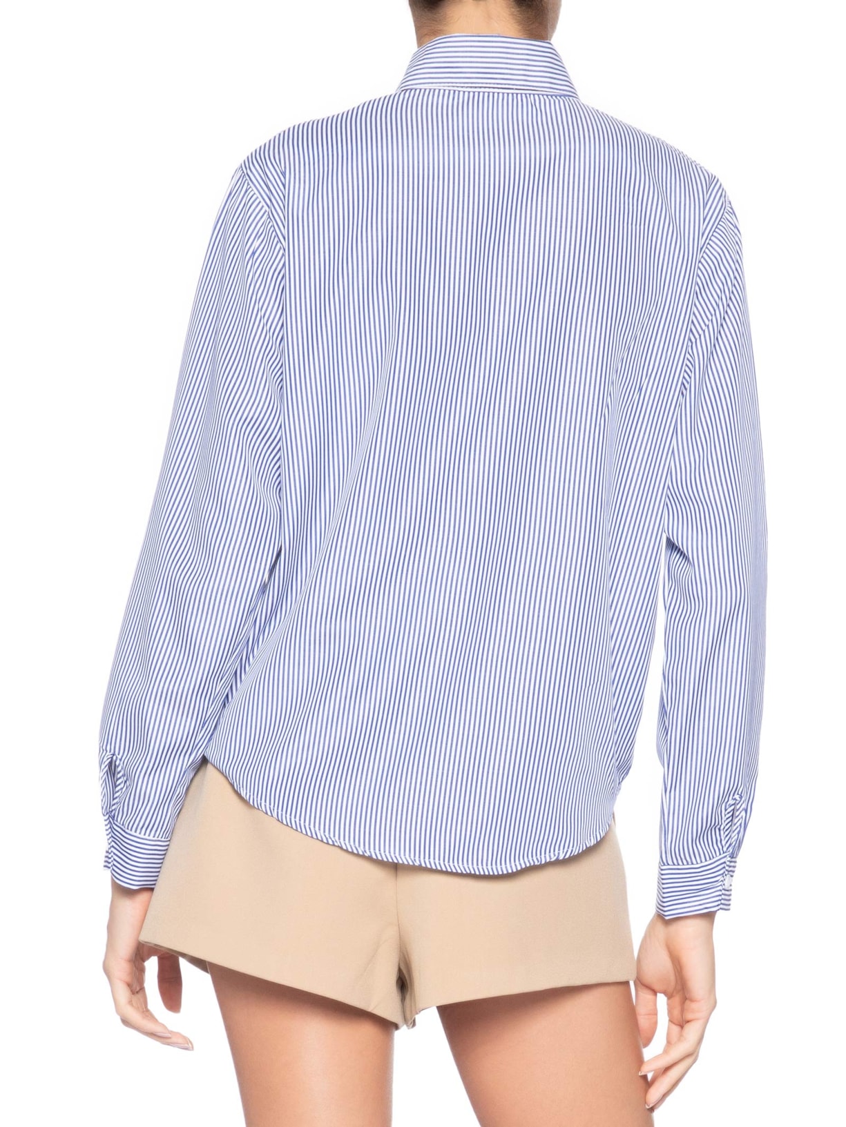 Camisa Feminina com Colete em Tricot – Azul Market 33