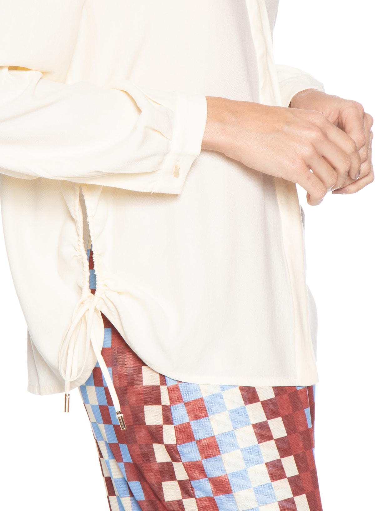 Camisa Feminina Com Regulagem Amarelo Dress To