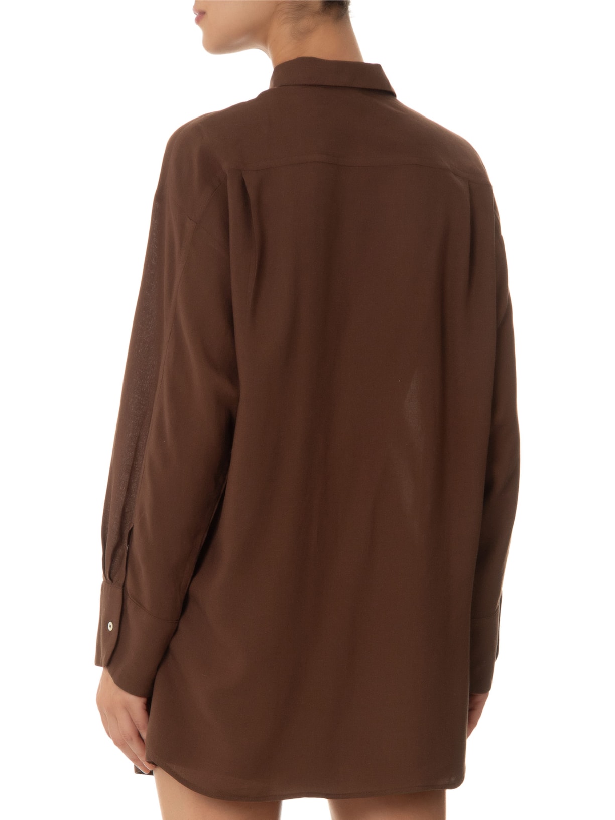 Camisa Feminina Comfort New Marrom Lenny Niemeyer
