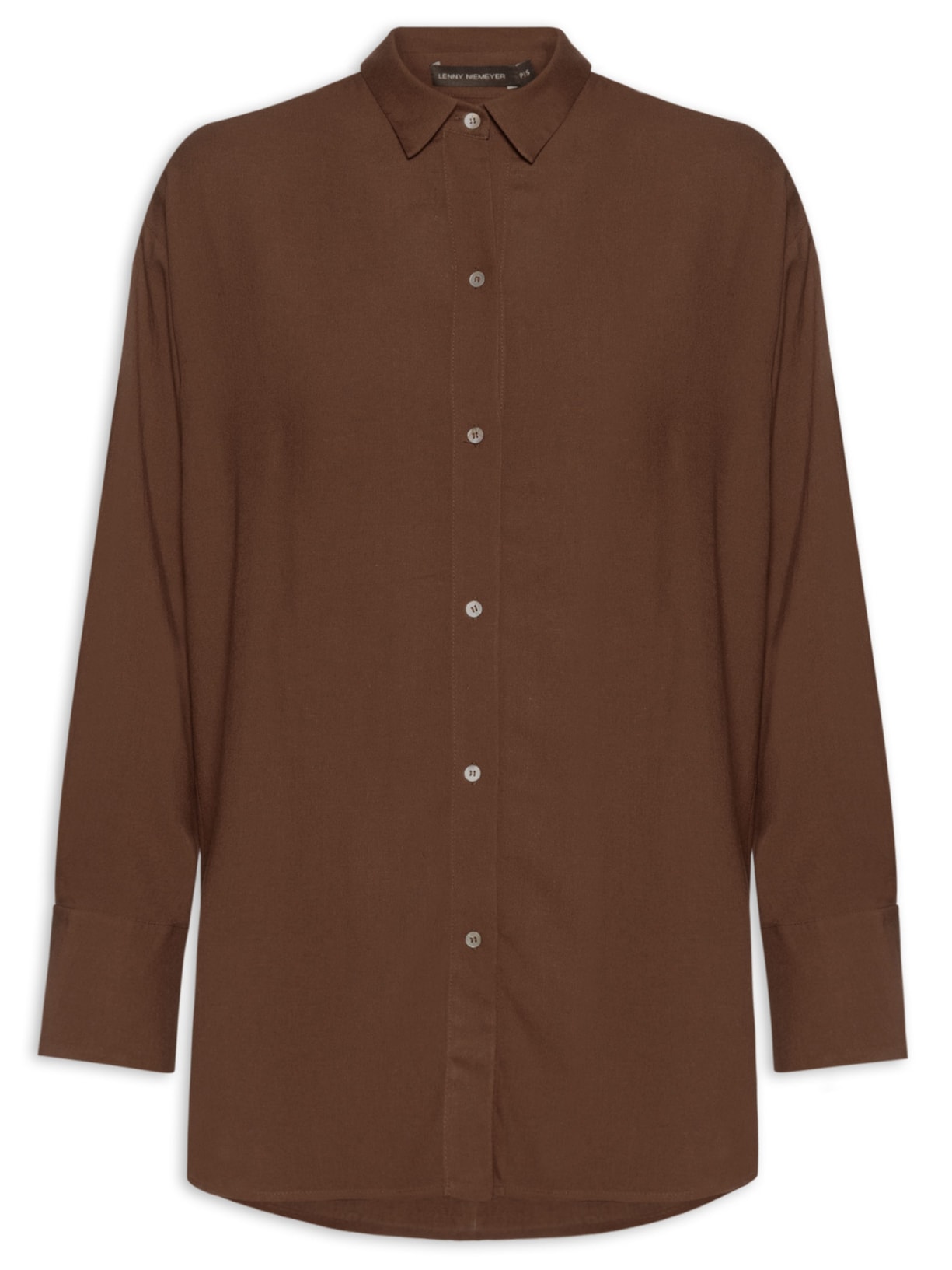 Camisa Feminina Comfort New Marrom Lenny Niemeyer
