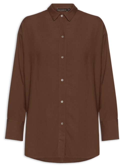 Camisa Feminina Comfort New - Marrom