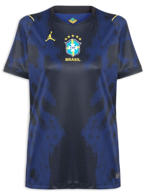 Camisa Feminina Copa Brasil Jordan II 2026/27 Torcedora Pro - Azul
