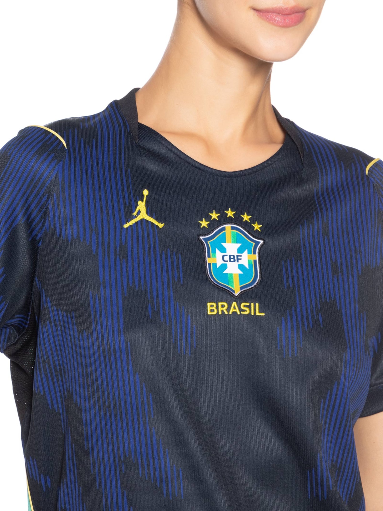 Camisa Feminina Copa Brasil Jordan II 2026/27 Torcedora Pro Azul Nike