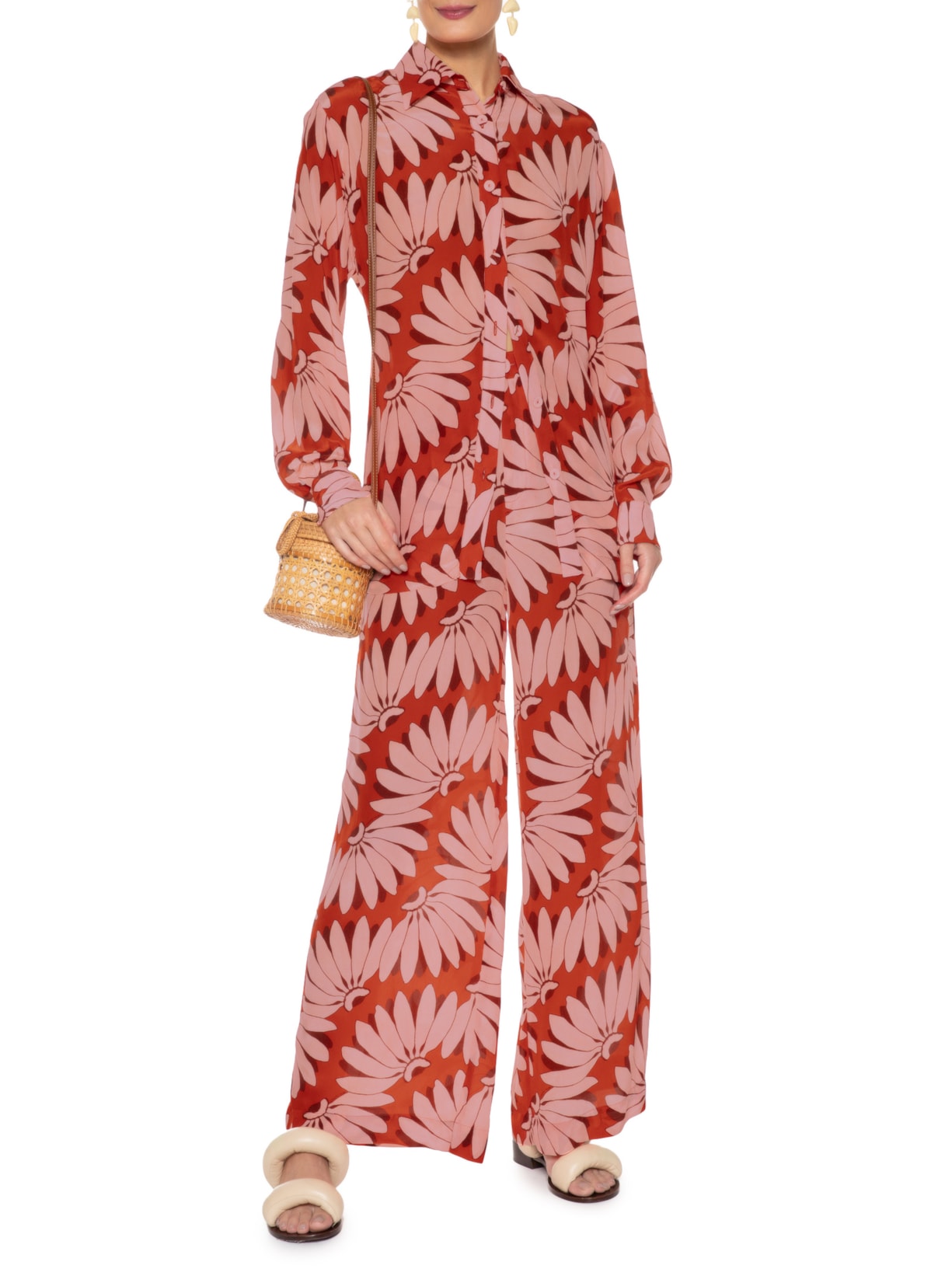 Camisa Feminina Copabanana Vermelho Farm