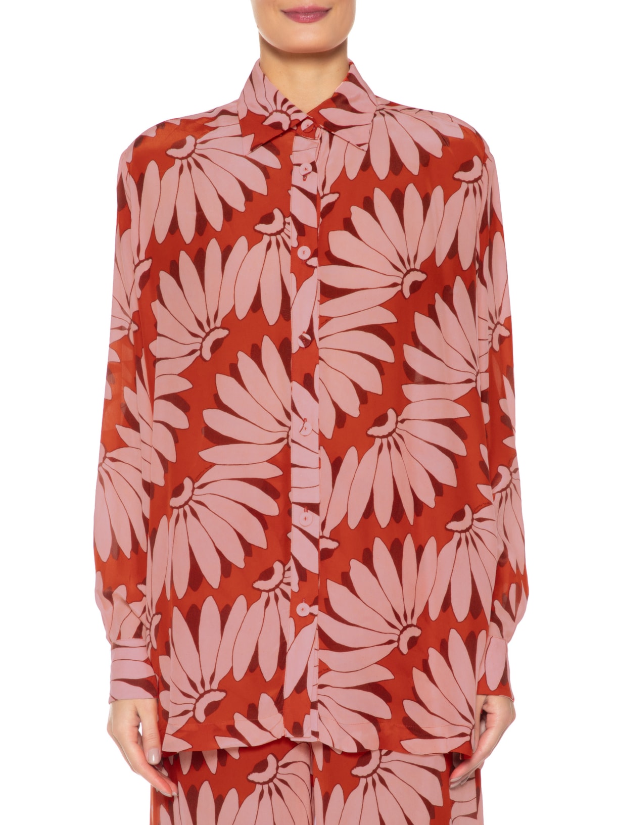 Camisa Feminina Copabanana Vermelho Farm