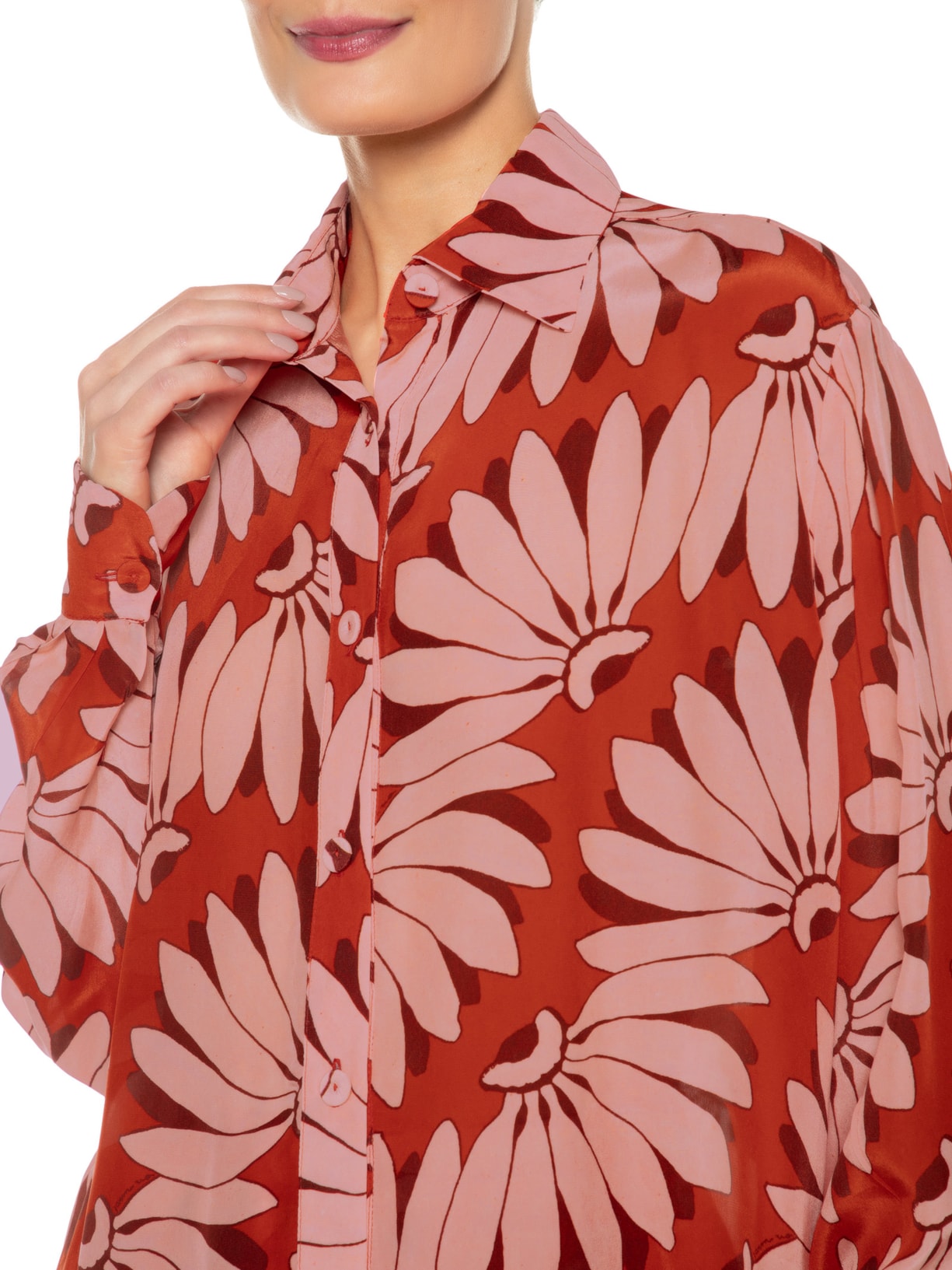 Camisa Feminina Copabanana Vermelho Farm