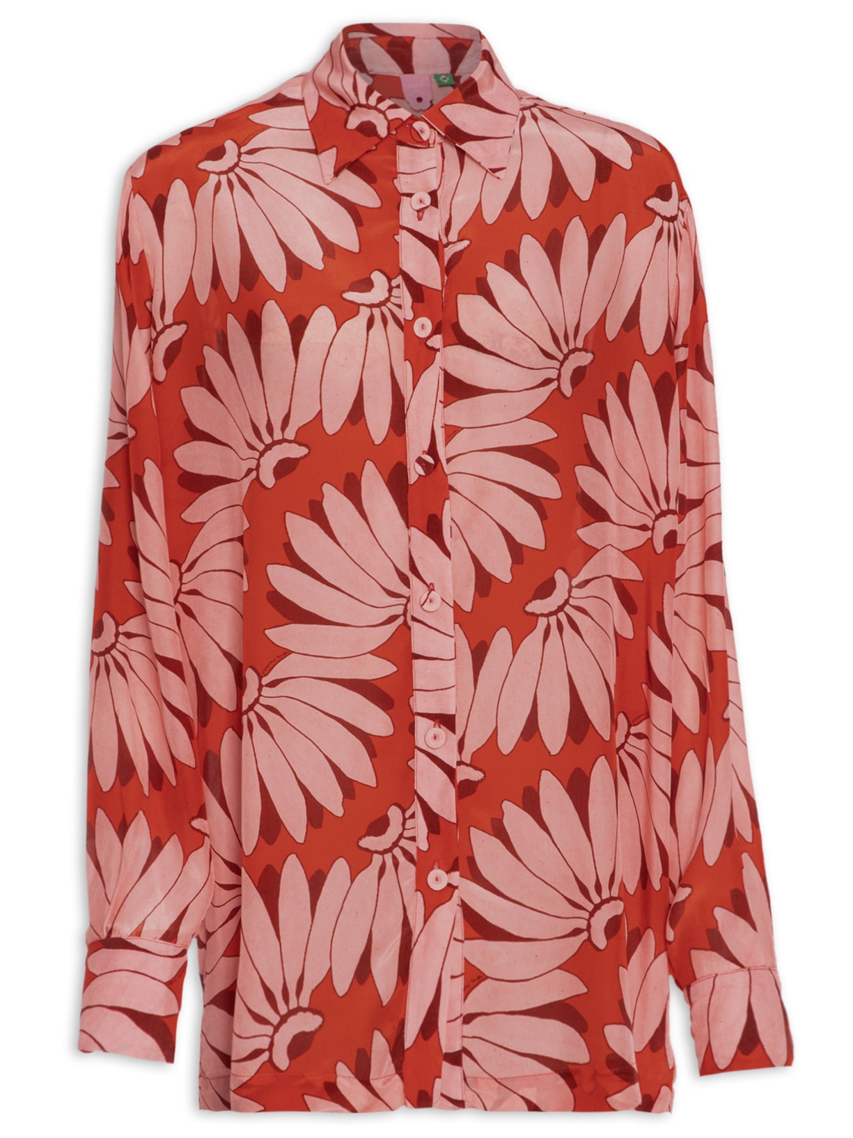 Camisa Feminina Copabanana Vermelho Farm