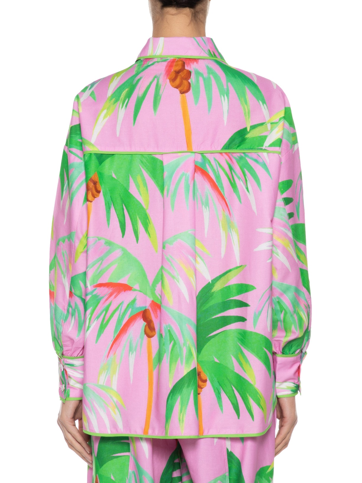 Camisa Feminina Coqueiral Rosa Farm