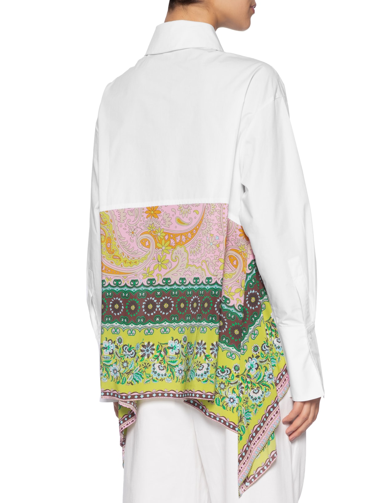 Camisa Feminina Costas De Lenço Branco Animale
