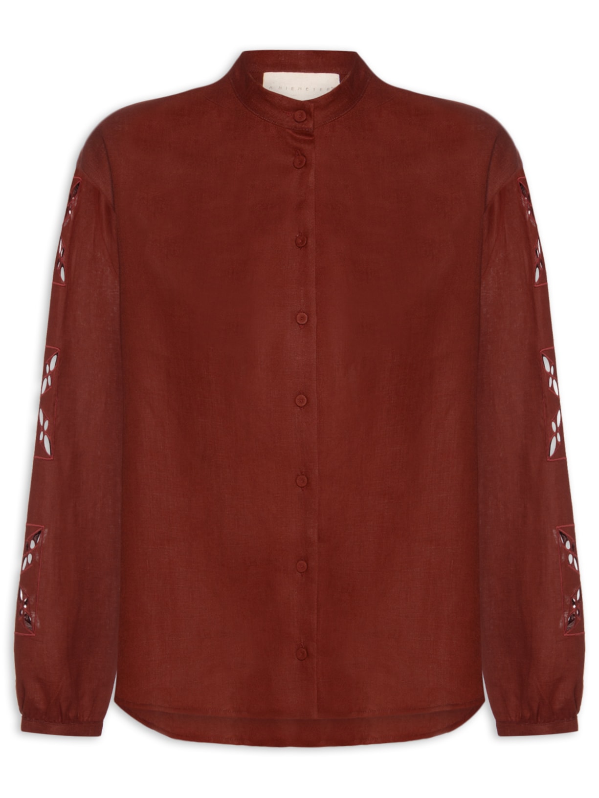 Camisa Feminina Crepúsculo Linho Vermelho A.niemeyer