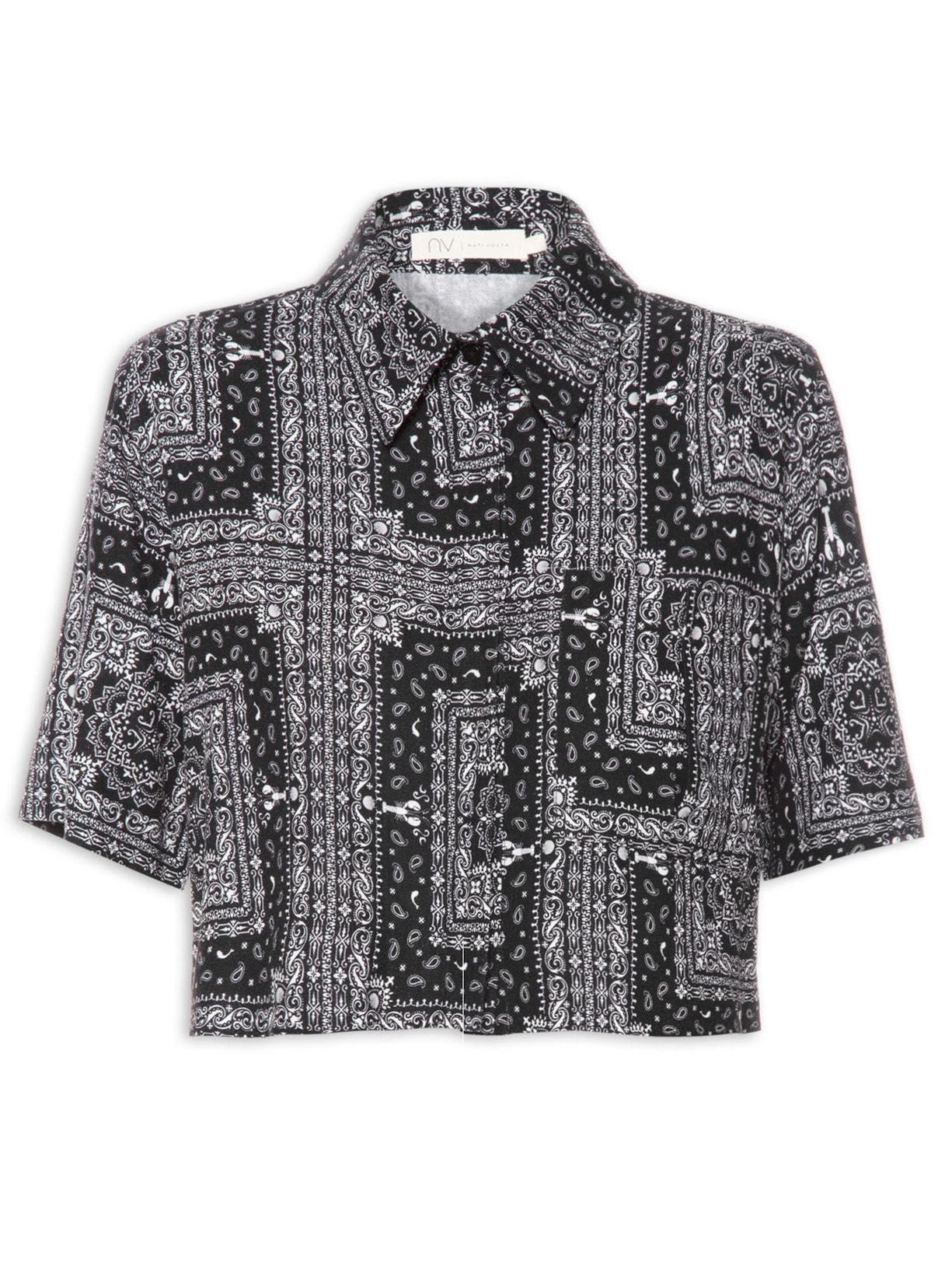 Camisa Feminina Creta - Preto