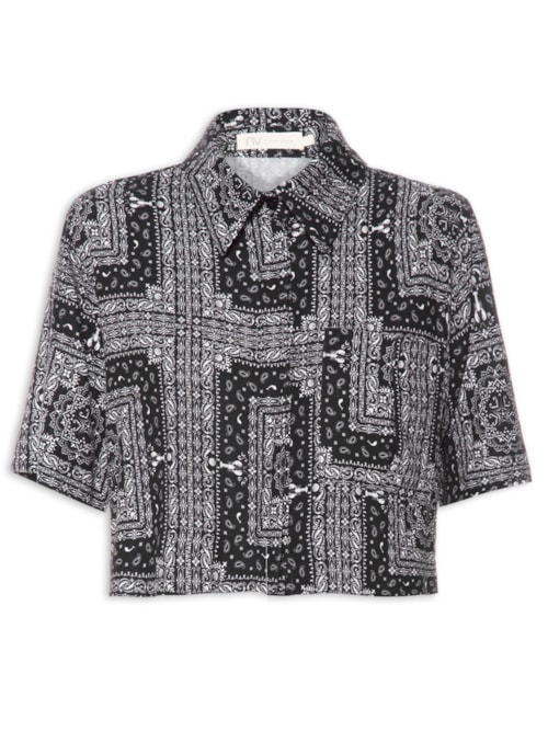 Camisa Feminina Creta - Preto