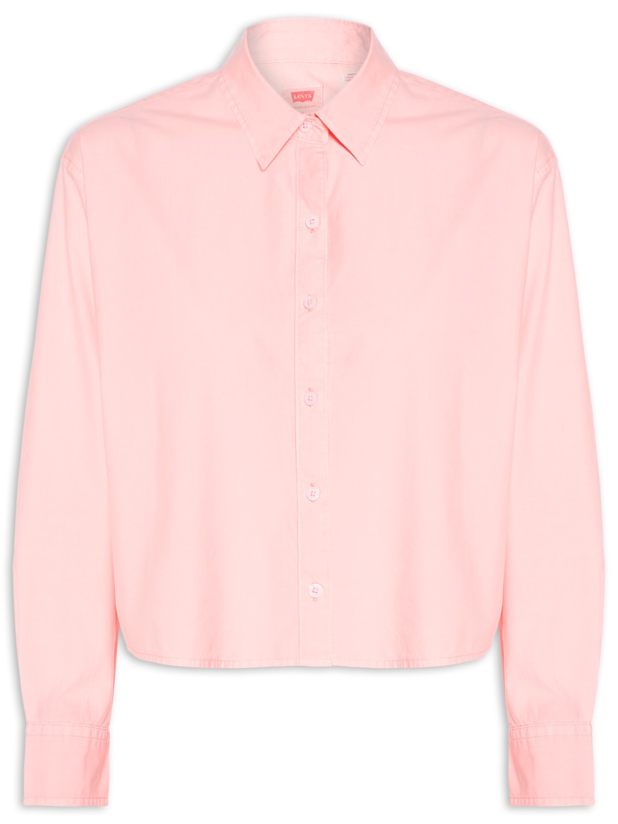 Camisa Feminina Cropped Harlie Rosa Levi's