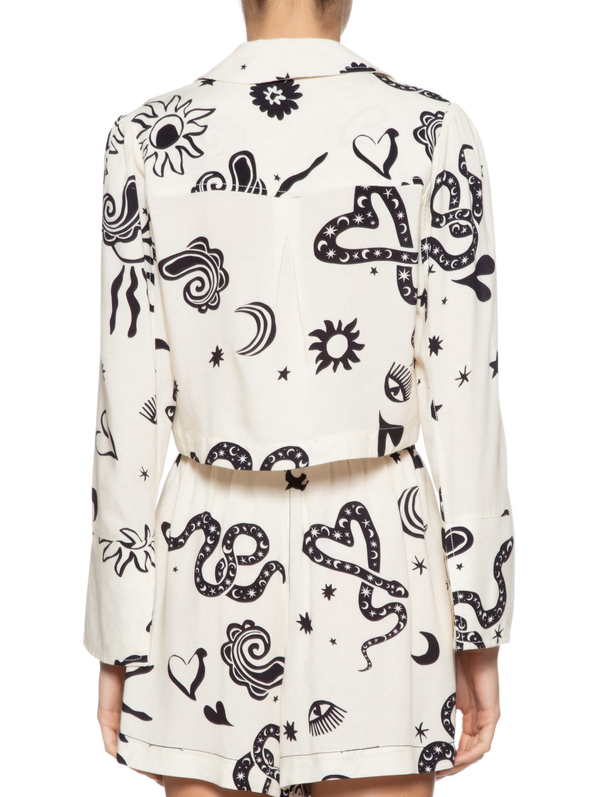 Camisa Feminina Cropped Sonhos Branco Dress To