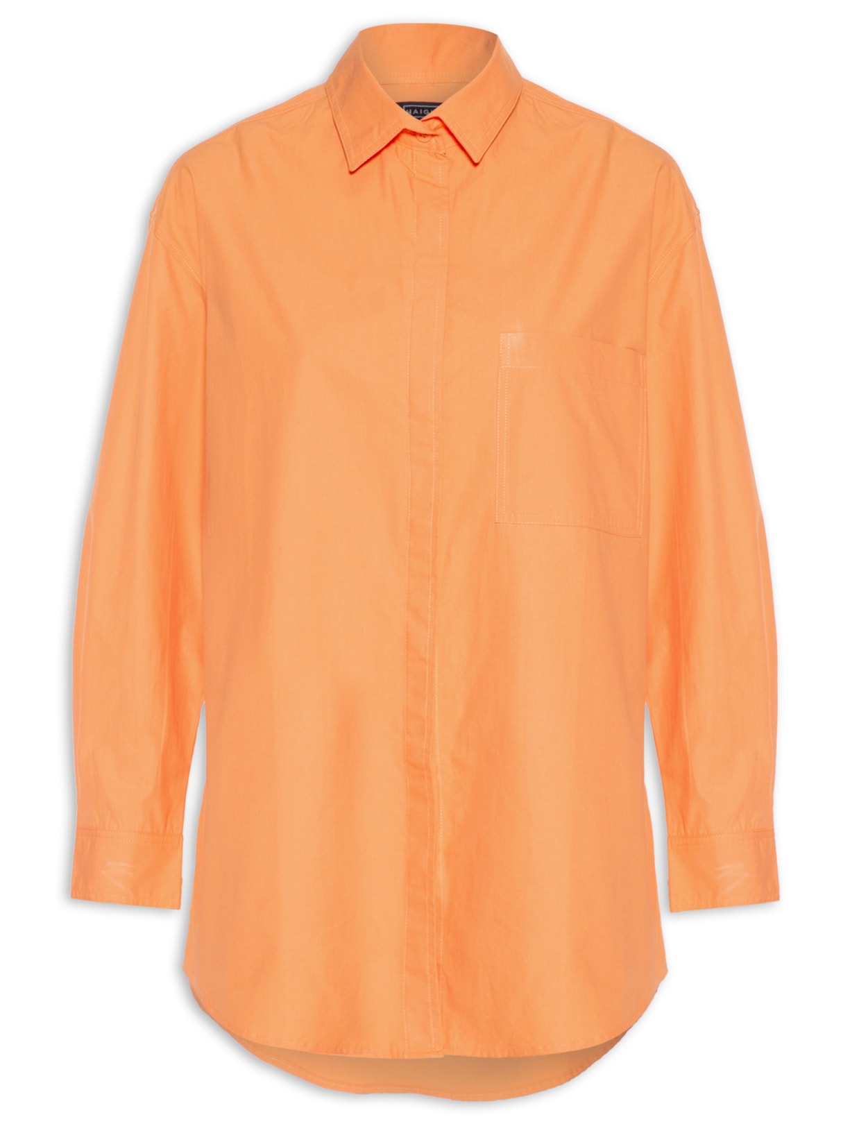 Camisa Feminina Dan Apricot - Laranja